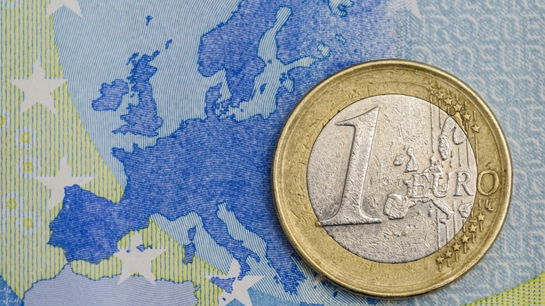 EU Europe Euro Map Note Coin