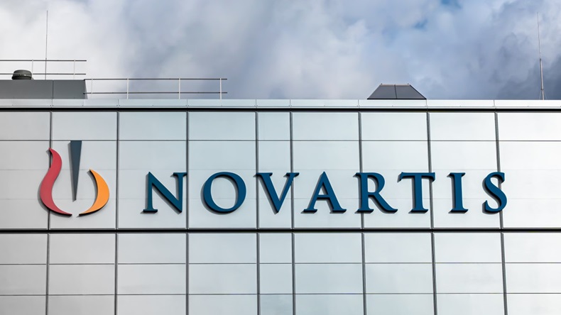 Novartis logo building