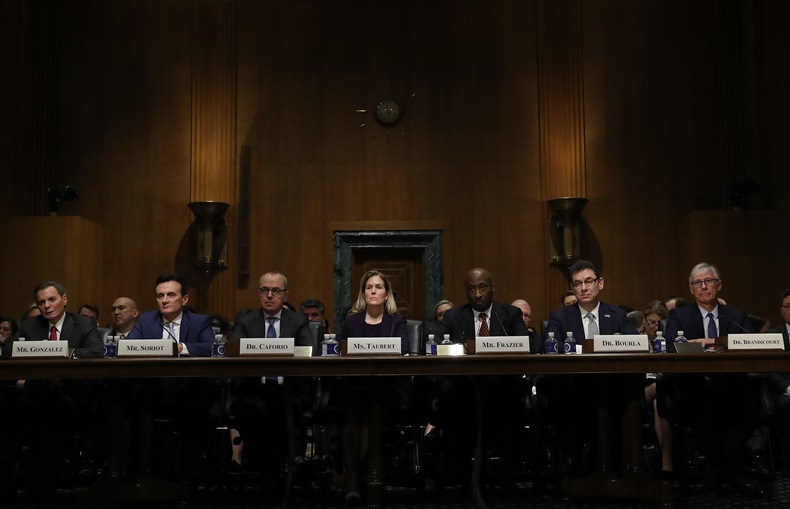 Pharma CEOs testify at Senate Finance Committee hearing 2-26-19