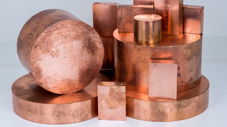 Copper scrap bars and plates - Image 