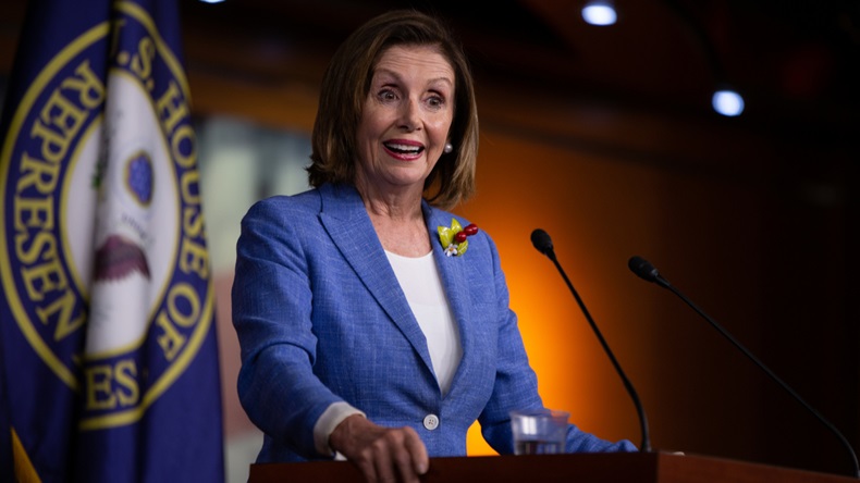 Washington DC / USA - July 26 2019: House Speaker Nancy Pelosi holds a press conference - Image 