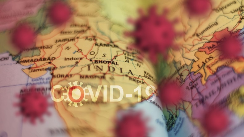 India COVID-19 map