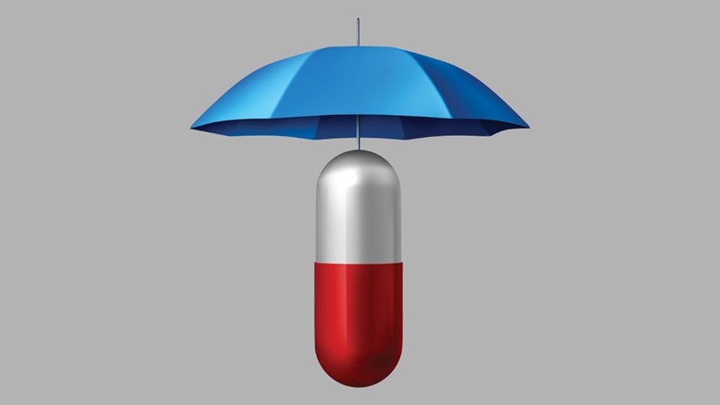 Pill umbrella