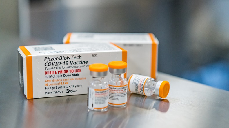 Pfizer orange cap covid vaccine 