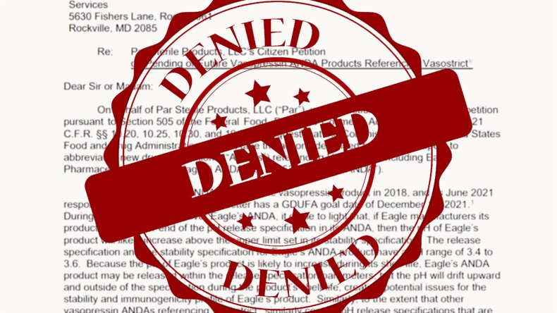 US FDA denies Par's citizen petition (photo illustration|Alamy image)