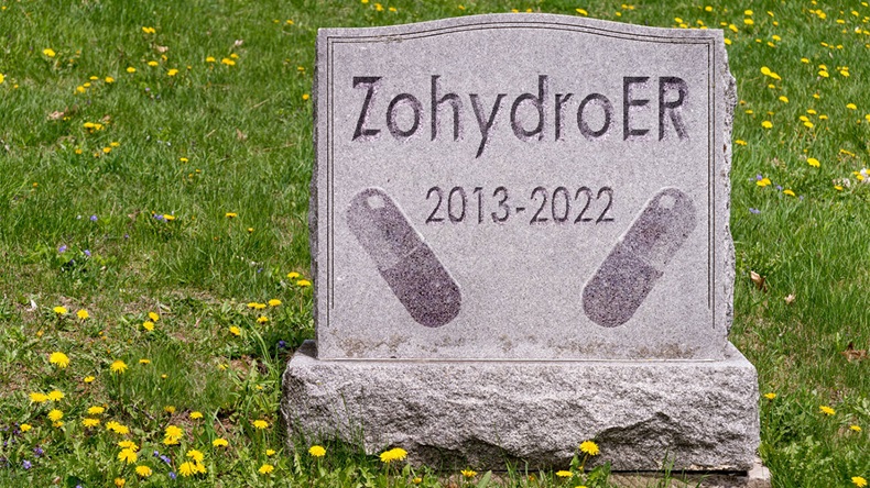 Zohydro ER tombstone 