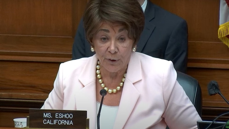 Anna Eshoo speaks during Energy and Commerce Committee mark-up