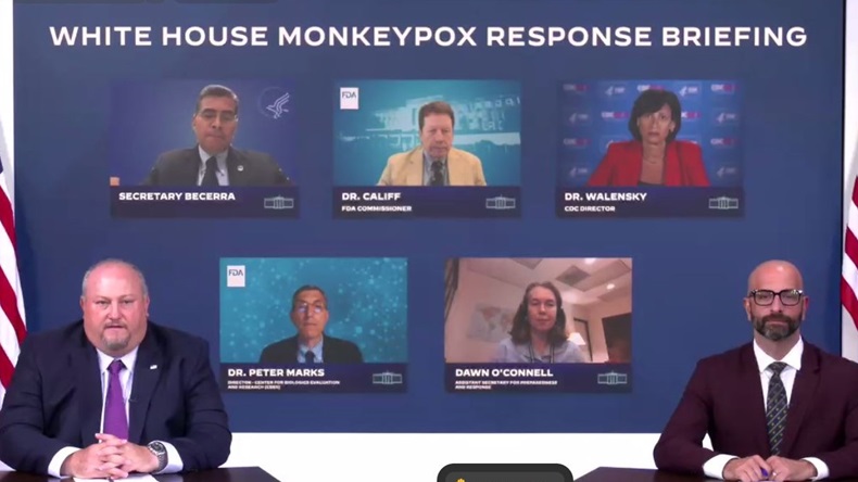 white house monkeypox press briefing Aug. 9, 2022 