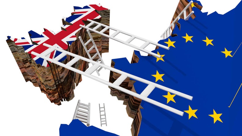 brexit england great britain connect bridges ladders after agreement