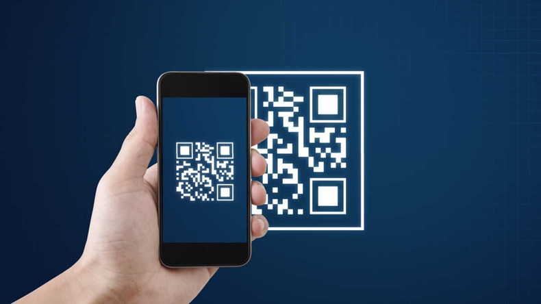 QR code scanning payment and verification.
