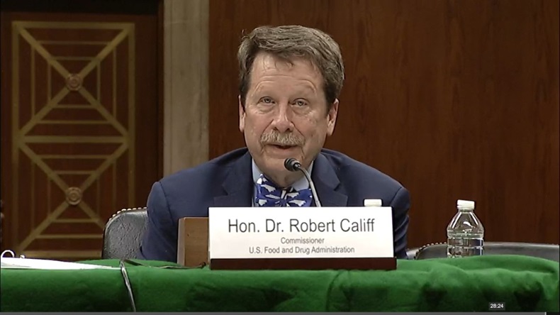 Califf at Senate Appropriations subcommittee hearing