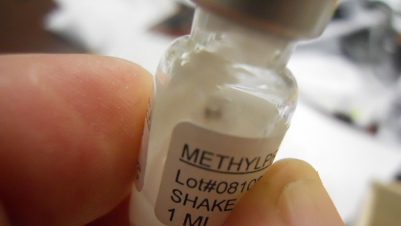 contaminated vial of methylprednisolone