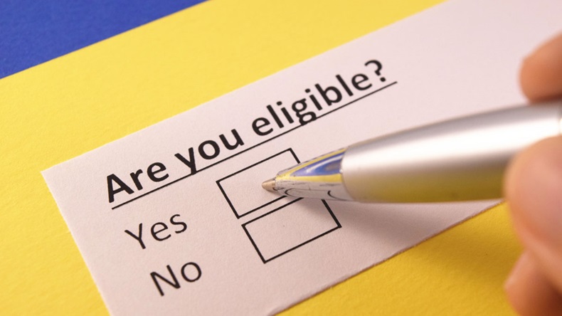 Are you Eligible? check boxes