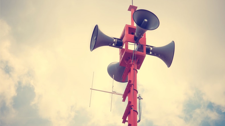 vintage horn speaker for public relations - Image