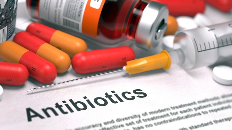 antibiotics, pills and injection